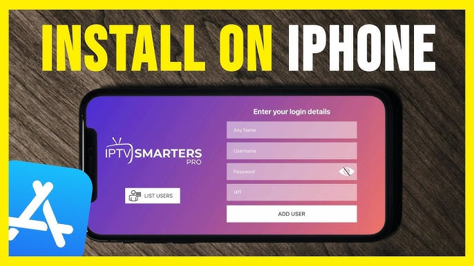 Install XCodes IPTV on iPhone using IPTV Smarters Pro from App Store